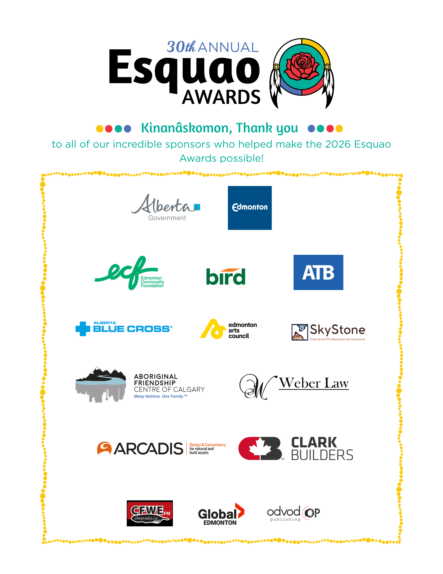 Thank you to our sponsors